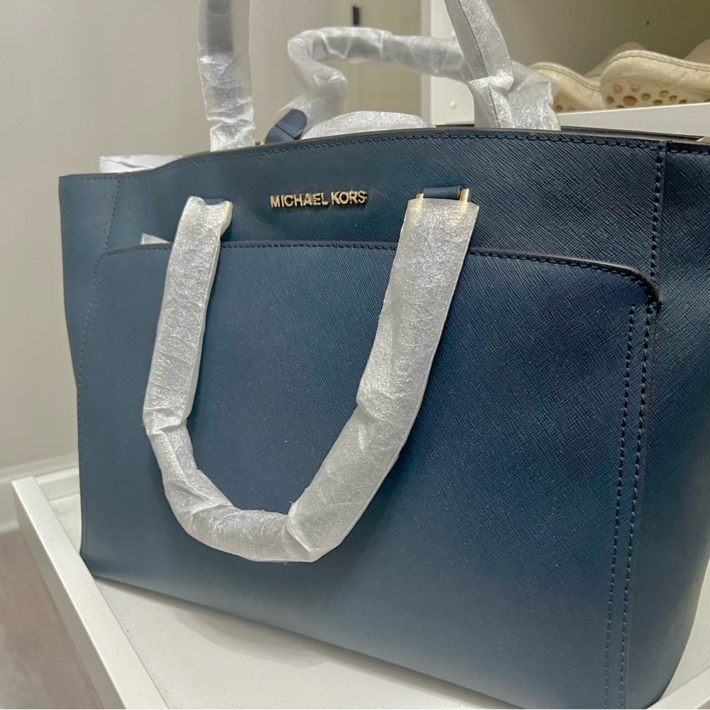 Michael Kors Navy Tote